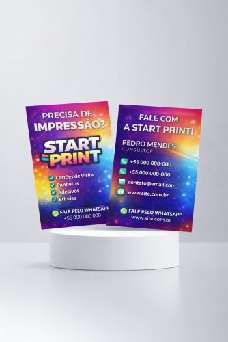 Panfleto Couche 115 F/V 10x15cm 